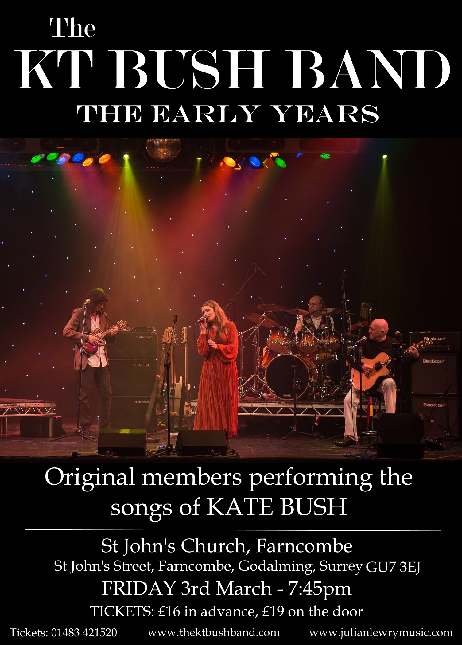 KT Bush Band Poster 