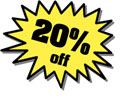 20% off