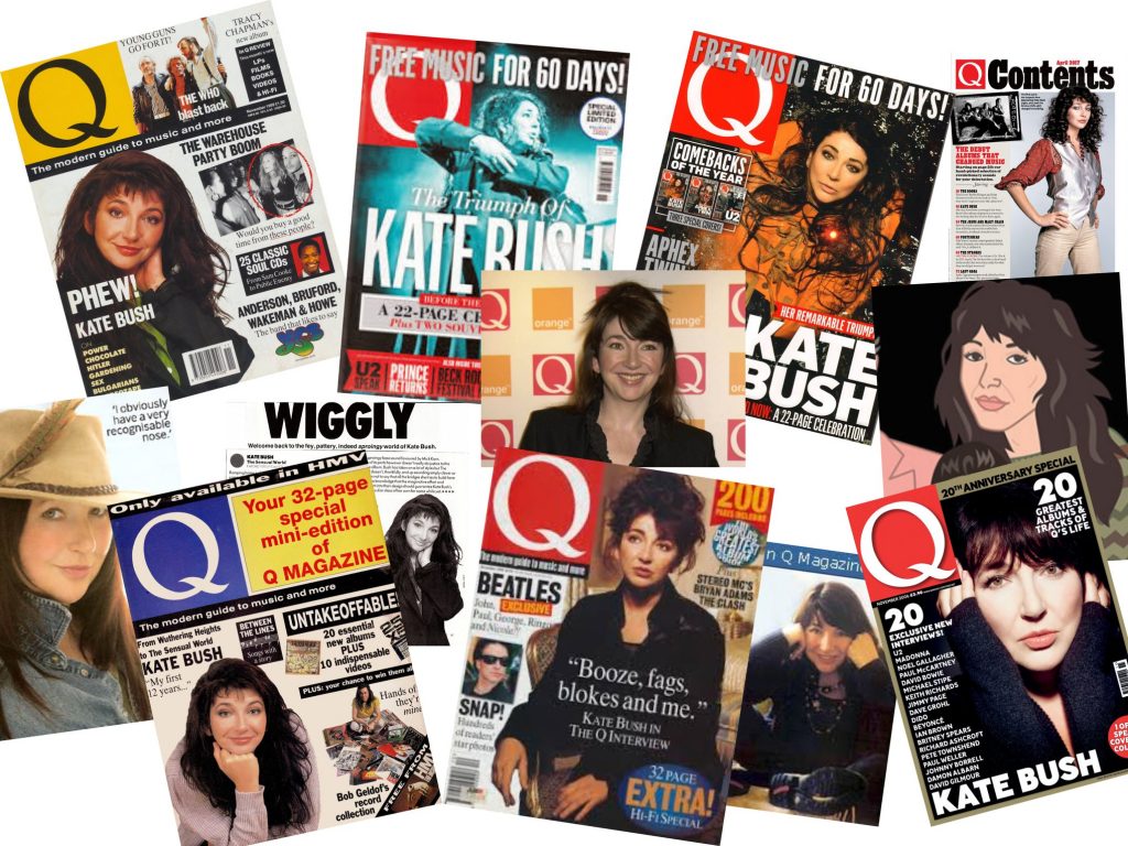 Kate Bush features in Q Magazine through the years