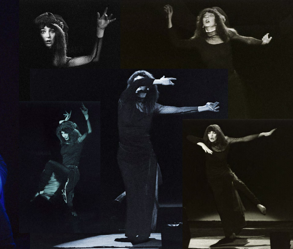 Kate Bush on stage 1979