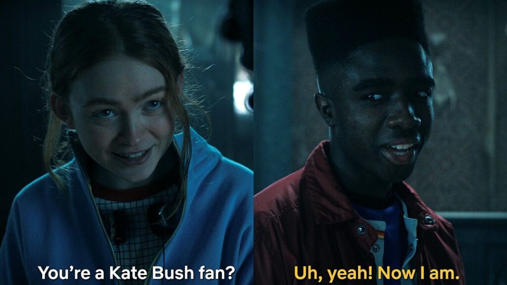 Max and Lucas from Stranger Things discuss Kate Bush