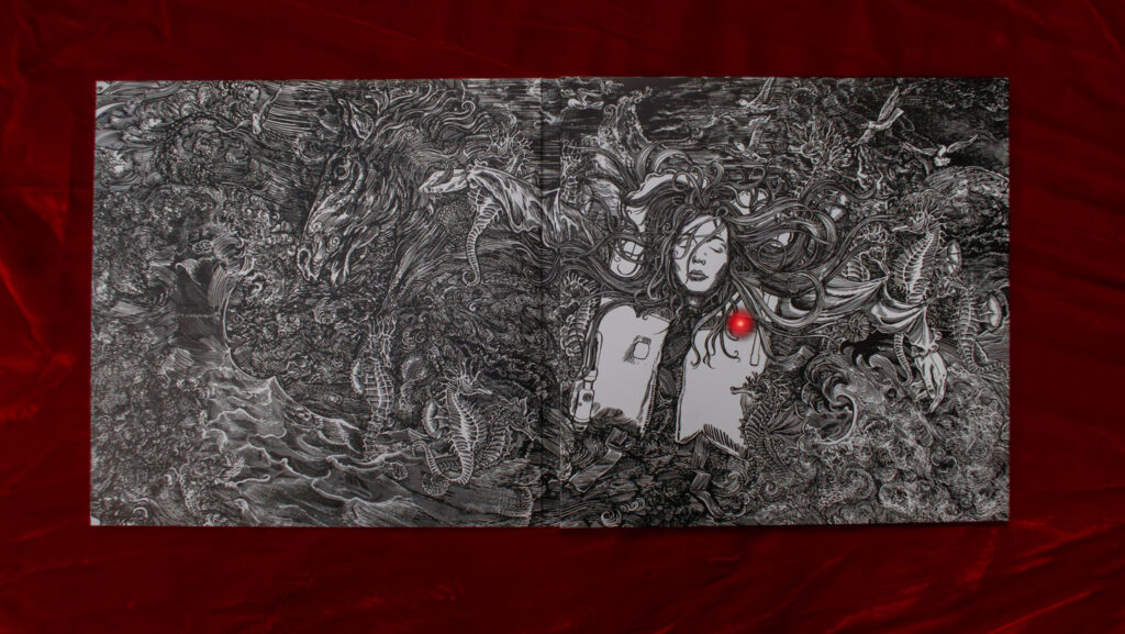 Hounds of Love - The Baskerville Edition - inner gatefold with flashing LED light