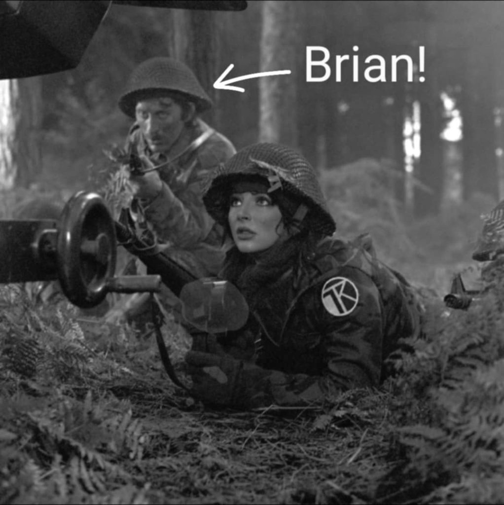 Brian Bath and Kate - Army Dreamers shoot 1980 - photo John Carder Bush
