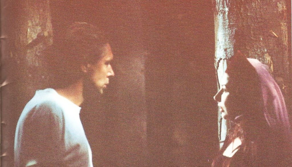 Kate and Peter Richardson - set of The Sensual World music video 1989
