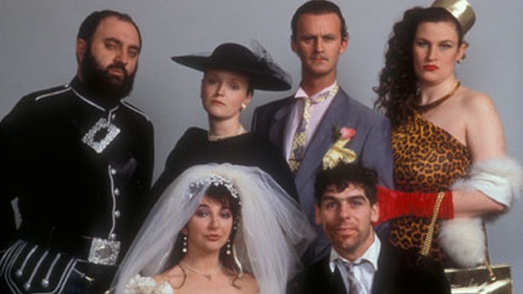 The cast of Les Dogs including Kate