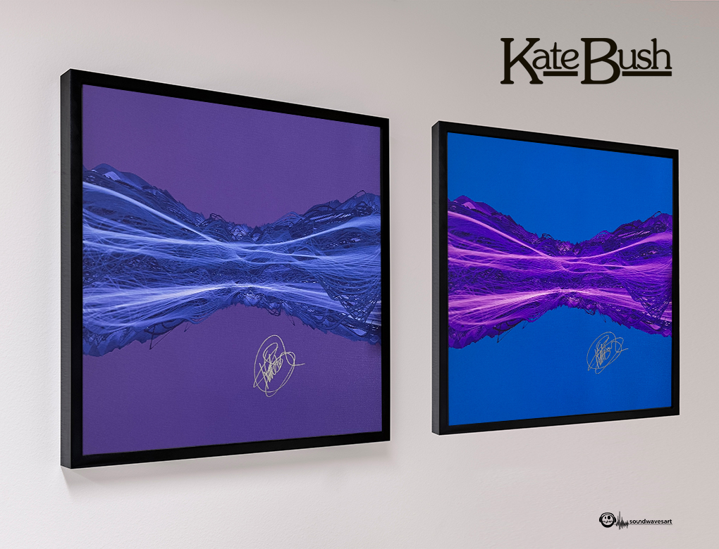 Running up That Hill Soundwaves signed art prints
