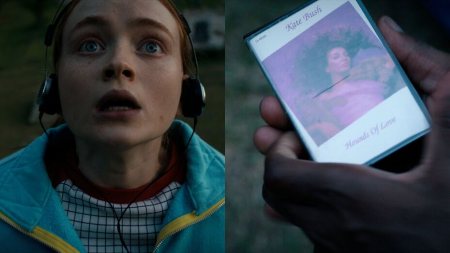Max and her original Kate Bush cassette – Stranger Things season 4 (2022)