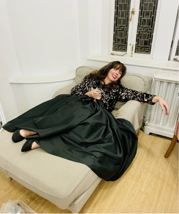 Singer Mandy Watson exhausted but happy after the Cadogan Hall show!