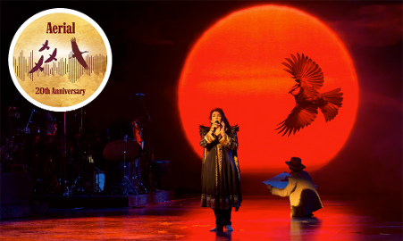 Kate and Albert McIntosh live on stage, Before the Dawn (2014)