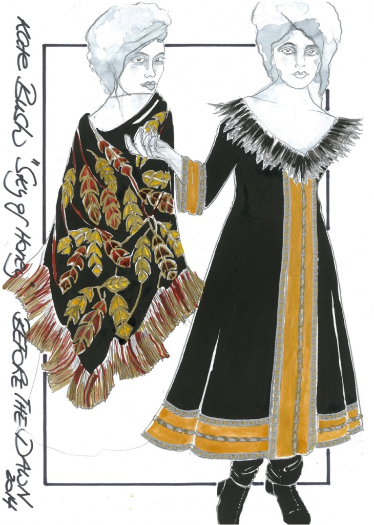 Kate’s A Sky of Honey costume design by Brigitte Reiffenstuel www.brigittereiffenstuel.com