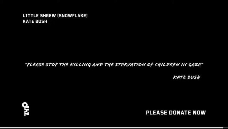 Kate’s message at the end of her film on Sept 18th.