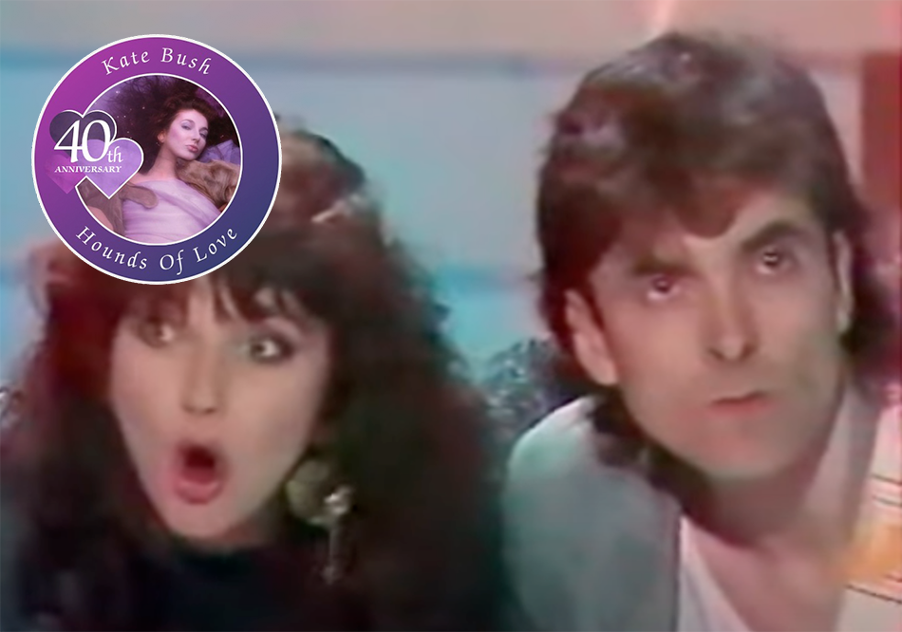 Kate performs on TV in 1985 with Kevin McAlea