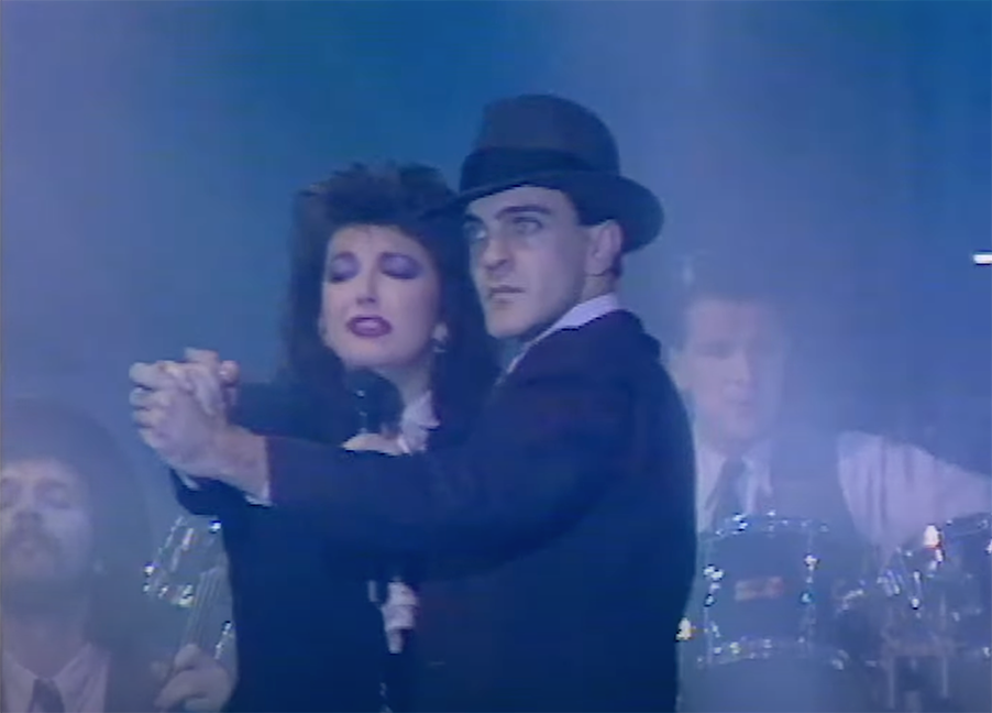 Kate is joined by Gow Hunter at the end of the performance
