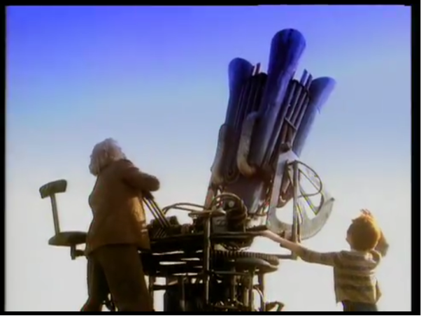Donald Sutherland with Kate, Cloudbusting video, 1985