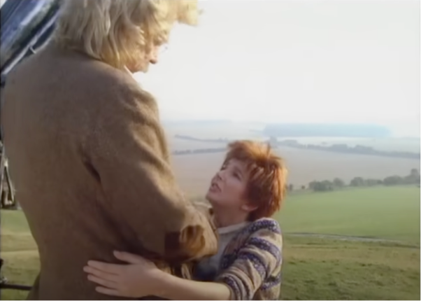 Donald Sutherland with Kate, Cloudbusting video, 1985