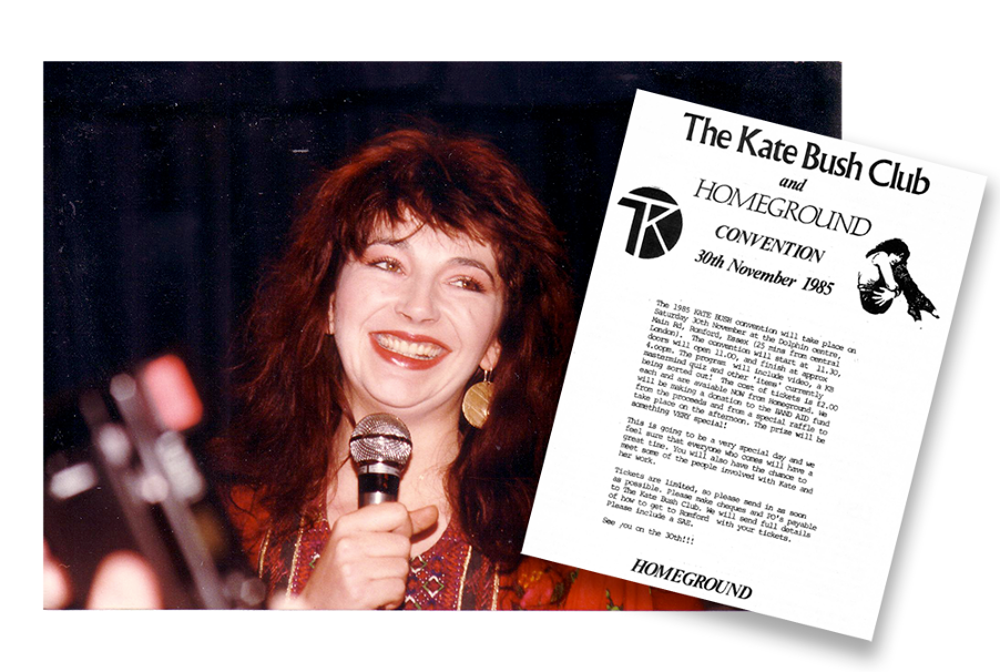Kate at the fan convention – Romford, Essex, 1985
