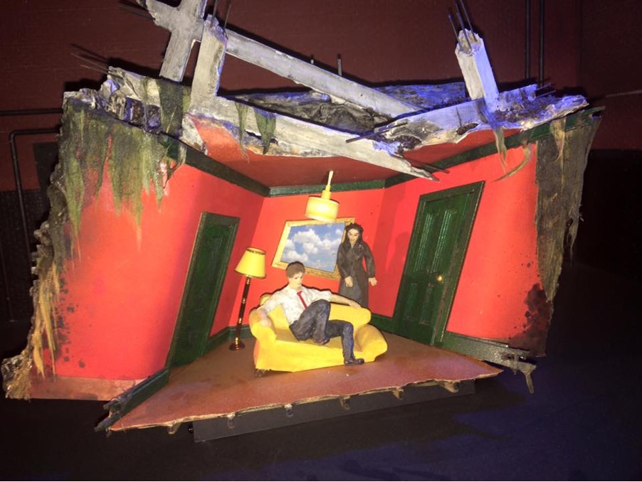 Dick Bird set design model for Watching You Without Me – Before the Dawn, 2014