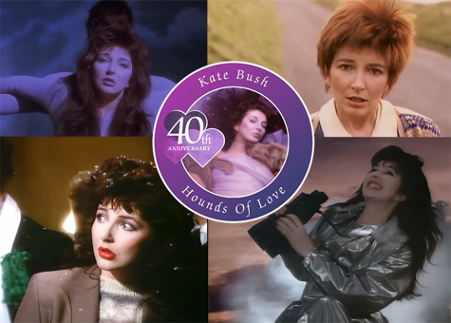 Kate’s music videos for the Hounds of Love album 1985/1986