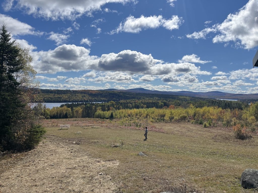 A view of the Maine landscape at Orgonon