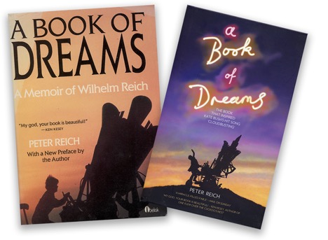 Kate's film imagery was used as the cover image for these editions of 'A Book of Dreams' by Peter Reich