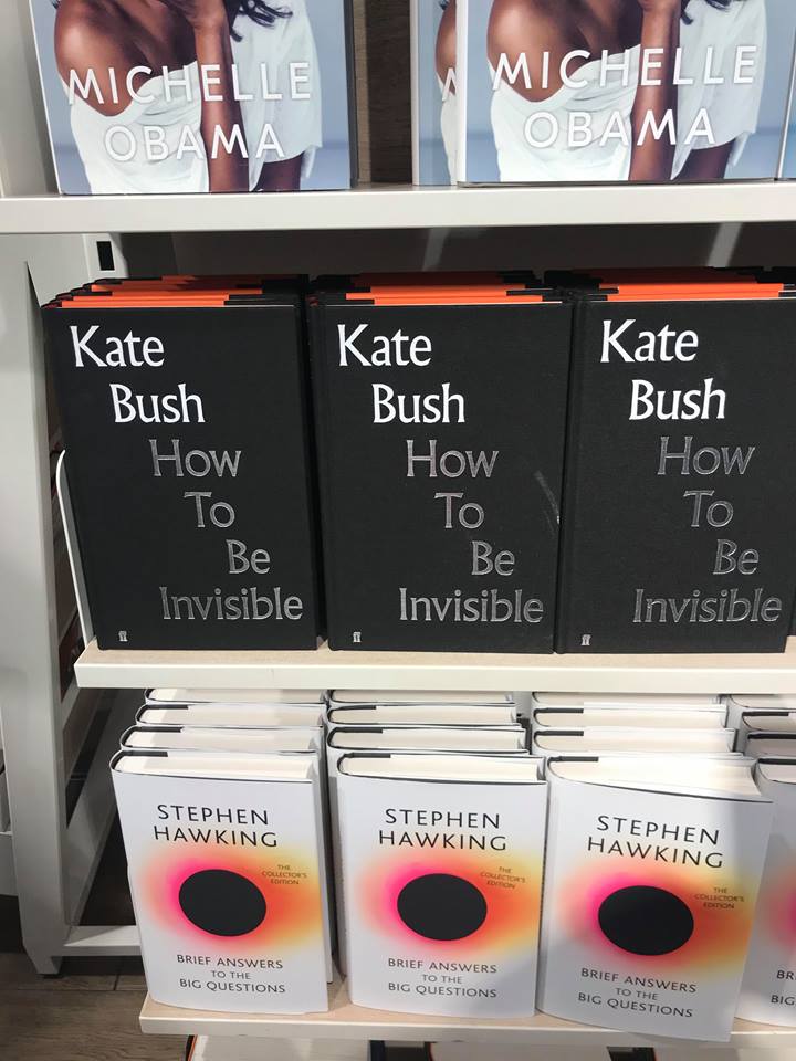 Kate's book in Waterstones