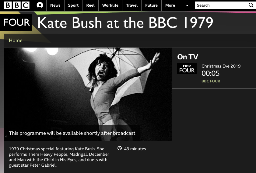 Kate on BBC4