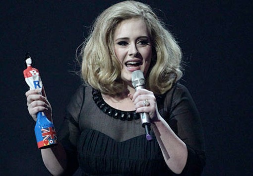 Adele at the Brits