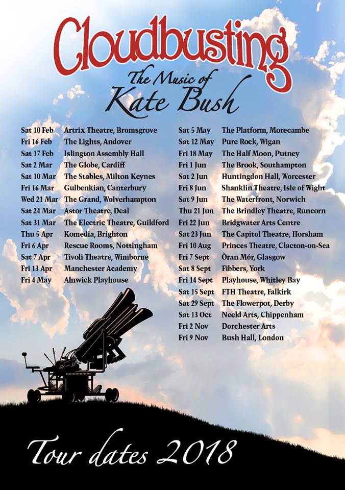 Cloudbusting 2018 dates