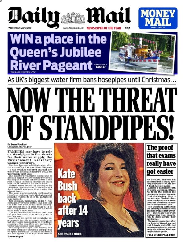 Daily Mail 2nd May 2012 Daily Mail 2nd May 2012