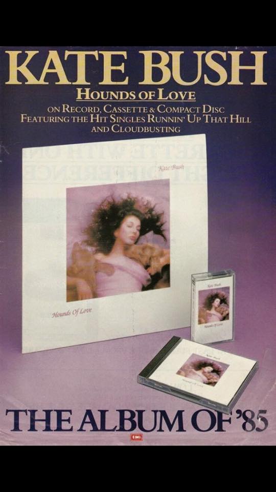 Hounds of Love print ad 1985