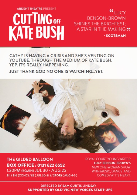 Cutting off Kate Bush poster