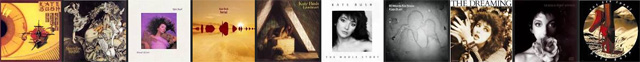Kate Bush album covers