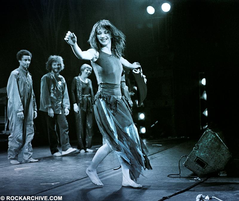 Kate on stage 1979