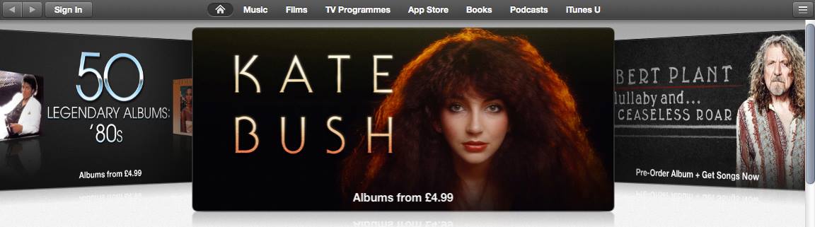 Kate on iTunes