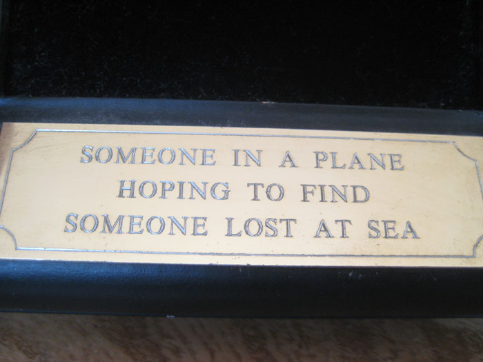 Someone Lost at Sea Hoping Someone In A Plane Will Find Them